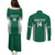 Custom Hawaii Volleyball Couples Matching Puletasi and Long Sleeve Button Shirt Hawaiian Kakau Pattern