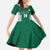 Custom Hawaii Volleyball Family Matching Off The Shoulder Long Sleeve Dress and Hawaiian Shirt Hawaiian Kakau Pattern
