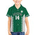 Custom Hawaii Volleyball Family Matching Off The Shoulder Long Sleeve Dress and Hawaiian Shirt Hawaiian Kakau Pattern