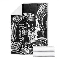 Black Hawaii Ikaika Warrior Blanket Hawaiian Power LT14 - Polynesian Pride