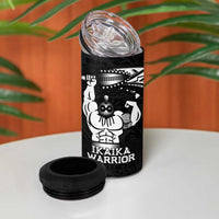 Black Hawaii Ikaika Warrior 4 in 1 Can Cooler Tumbler Hawaiian Power