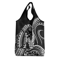 Black Hawaii Ikaika Warrior Grocery Bag Hawaiian Power LT14 - Polynesian Pride