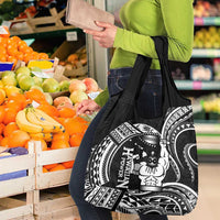 Black Hawaii Ikaika Warrior Grocery Bag Hawaiian Power LT14 - Polynesian Pride
