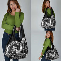 Black Hawaii Ikaika Warrior Grocery Bag Hawaiian Power LT14 - Polynesian Pride