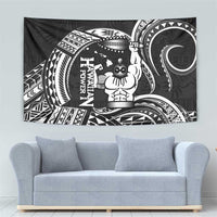 Black Hawaii Ikaika Warrior Tapestry Hawaiian Power LT14 - Polynesian Pride