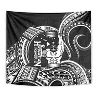 Black Hawaii Ikaika Warrior Tapestry Hawaiian Power LT14 - Polynesian Pride
