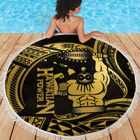 Gold Hawaii Ikaika Warrior Beach Blanket Hawaiian Power LT14 - Polynesian Pride