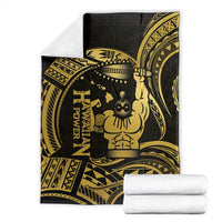 Gold Hawaii Ikaika Warrior Blanket Hawaiian Power LT14 - Polynesian Pride