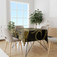 Gold Hawaii Ikaika Warrior Tablecloth Hawaiian Power LT14 - Polynesian Pride