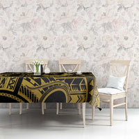 Gold Hawaii Ikaika Warrior Tablecloth Hawaiian Power LT14 - Polynesian Pride