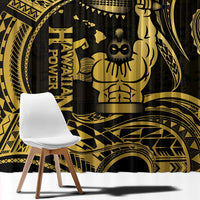 Gold Hawaii Ikaika Warrior Window Curtain Hawaiian Power LT14 - Polynesian Pride