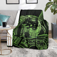 Green Hawaii Ikaika Warrior Blanket Hawaiian Power LT14 - Polynesian Pride