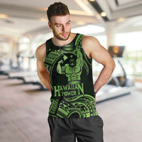 Green Hawaii Ikaika Warrior Men Tank Top Hawaiian Power LT14 Green - Polynesian Pride