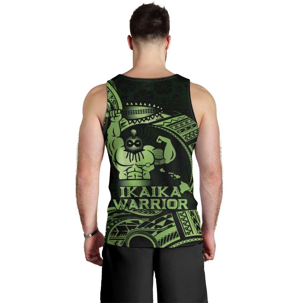 Green Hawaii Ikaika Warrior Men Tank Top Hawaiian Power LT14 - Polynesian Pride