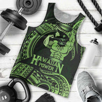 Green Hawaii Ikaika Warrior Men Tank Top Hawaiian Power LT14 - Polynesian Pride