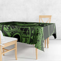 Green Hawaii Ikaika Warrior Tablecloth Hawaiian Power LT14 - Polynesian Pride