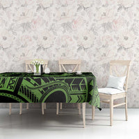 Green Hawaii Ikaika Warrior Tablecloth Hawaiian Power LT14 - Polynesian Pride