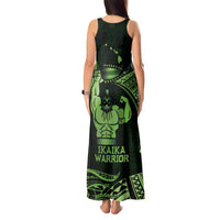 Green Hawaii Ikaika Warrior Tank Maxi Dress Hawaiian Power LT14 - Polynesian Pride