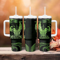 Green Hawaii Ikaika Warrior Tumbler With Handle Hawaiian Power