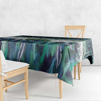 Turquoise Traditional Cloak Aotearoa Tablecloth Maori Paua Shell Korowai Pattern LT14 - Polynesian Pride