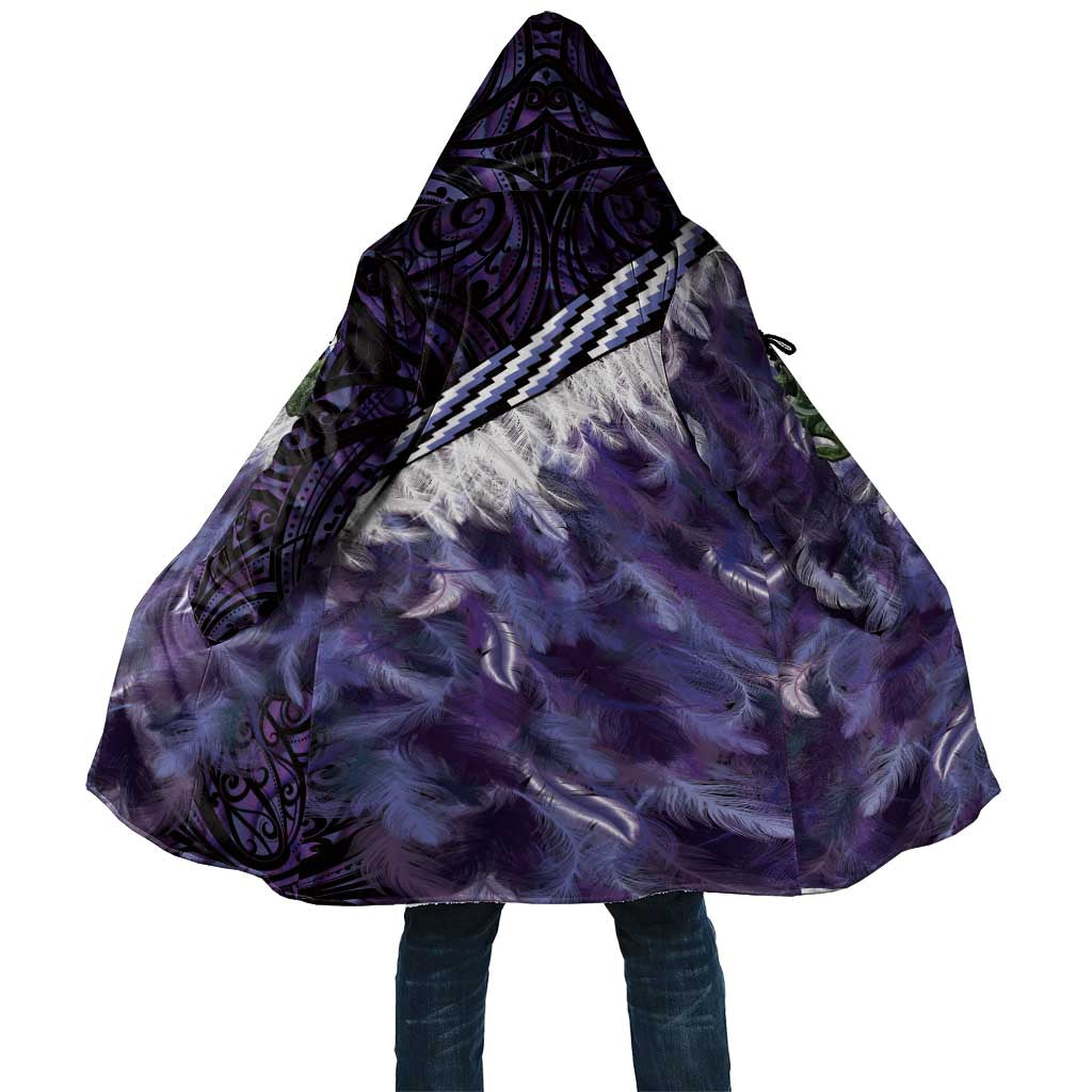 Purple Traditional Cloak Aotearoa Cloak Maori Paua Shell Korowai Pattern - Polynesian Pride