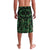 Green Traditional Cloak Aotearoa Lavalava Maori Paua Shell Korowai Pattern