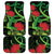 New Zealand Gecko Car Mats Aotearoa Maori With Pohutukawa Flowers