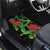 New Zealand Gecko Car Mats Aotearoa Maori With Pohutukawa Flowers