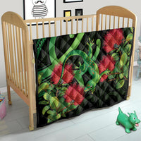 New Zealand Gecko Quilt Aotearoa Maori With Pohutukawa Flowers LT14 - Polynesian Pride