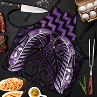 Purple Matariki New Zealand Apron Maori Poutama Galaxy Vibes - Polynesian Pride