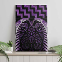 Purple Matariki New Zealand Canvas Wall Art Maori Poutama Galaxy Vibes LT14 - Polynesian Pride