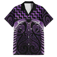 Purple Matariki New Zealand Hawaiian Shirt Maori Poutama Galaxy Vibes LT14 Purple - Polynesian Pride