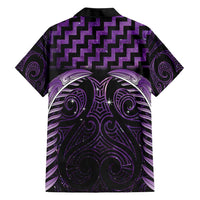 Purple Matariki New Zealand Hawaiian Shirt Maori Poutama Galaxy Vibes LT14 - Polynesian Pride