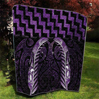 Purple Matariki New Zealand Quilt Maori Poutama Galaxy Vibes LT14 - Polynesian Pride