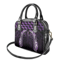 Purple Matariki New Zealand Shoulder Handbag Maori Poutama Galaxy Vibes LT14 - Polynesian Pride