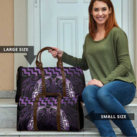 Purple Matariki New Zealand Travel Bag Maori Poutama Galaxy Vibes - Polynesian Pride
