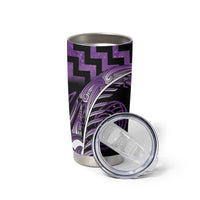 Purple Matariki New Zealand Tumbler Cup Maori Poutama Galaxy Vibes LT14 - Polynesian Pride
