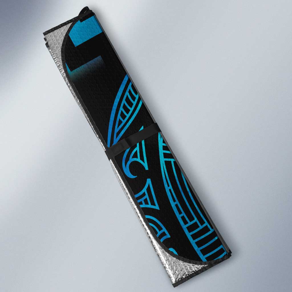 Blue Matariki New Zealand Auto Sun Shade Maori Poutama Galaxy Vibes - Polynesian Pride