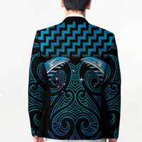 Blue Matariki New Zealand Blazer Maori Poutama Galaxy Vibes - Polynesian Pride
