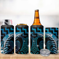 Blue Matariki New Zealand 4 in 1 Can Cooler Tumbler Maori Poutama Galaxy Vibes LT14 - Polynesian Pride