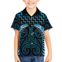 Blue Matariki New Zealand Hawaiian Shirt Maori Poutama Galaxy Vibes LT14 - Polynesian Pride