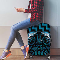 Blue Matariki New Zealand Luggage Cover Maori Poutama Galaxy Vibes LT14 - Polynesian Pride