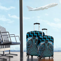 Blue Matariki New Zealand Luggage Cover Maori Poutama Galaxy Vibes LT14 - Polynesian Pride