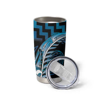 Blue Matariki New Zealand Tumbler Cup Maori Poutama Galaxy Vibes LT14 - Polynesian Pride