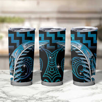 Blue Matariki New Zealand Tumbler Cup Maori Poutama Galaxy Vibes LT14 - Polynesian Pride