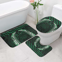 Green Matariki New Zealand Bathroom Set Maori Poutama Galaxy Vibes - Polynesian Pride