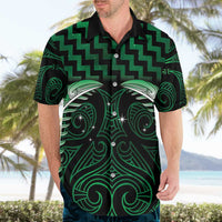 Green Matariki New Zealand Hawaiian Shirt Maori Poutama Galaxy Vibes LT14 - Polynesian Pride