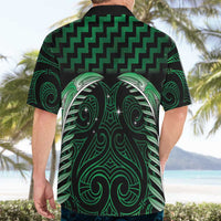 Green Matariki New Zealand Hawaiian Shirt Maori Poutama Galaxy Vibes LT14 - Polynesian Pride