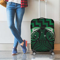 Green Matariki New Zealand Luggage Cover Maori Poutama Galaxy Vibes LT14 - Polynesian Pride