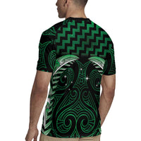 Green Matariki New Zealand Rugby Jersey Maori Poutama Galaxy Vibes LT14 - Polynesian Pride